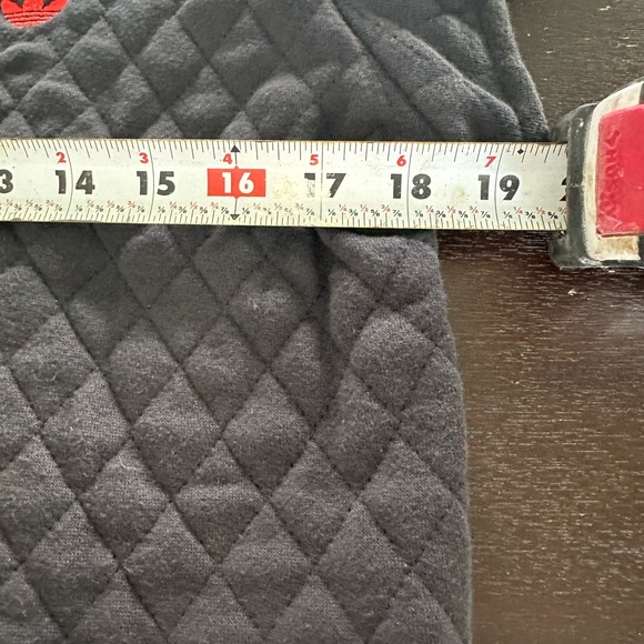 Adidas black dress in Large. Rare. Quilted crop top sewn together with dress. - Picture 11 of 12